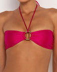 SERENA GUAVA - BANDEAU BIKINI TOP