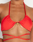 SICILY ANGURIA - HALTER BIKINI TOP