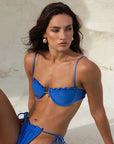 SORAYA AZURE - BALCONETTE BIKINI TOP