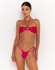 SERENA GUAVA - BANDEAU BIKINI TOP