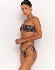 SERENA LEOPARDO - BANDEAU BIKINI TOP