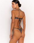 SERENA LEOPARDO - BANDEAU BIKINI TOP