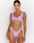 BOWIE LILAC - BRALETTE BIKINI TOP