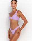 BOWIE LILAC - BRALETTE BIKINI TOP