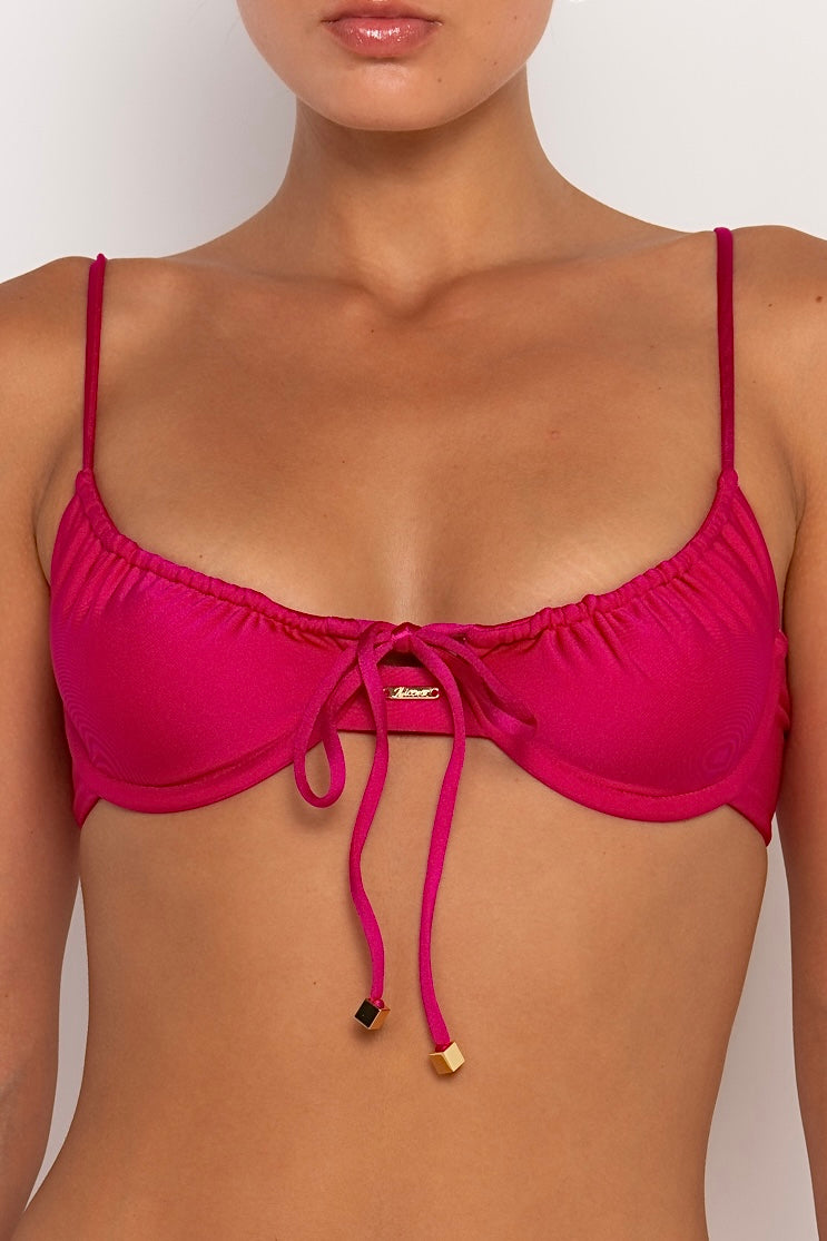 NORA GUAVA - BALCONETTE BIKINI TOP