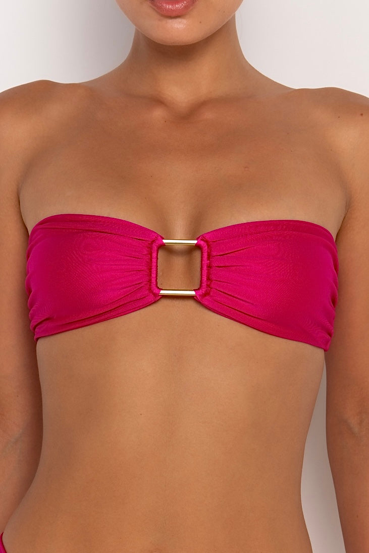XENIA GUAVA - BANDEAU BIKINI TOP