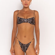 OPHELIA LEOPARDO - BRALETTE BIKINI TOP