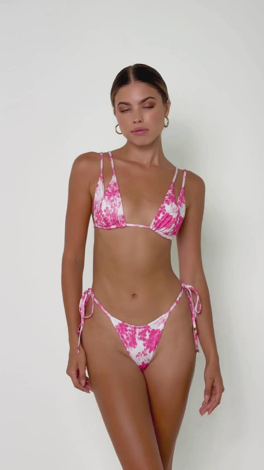 SALINAS PEONIES - BRALETTE BIKINI TOP